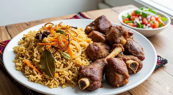 spicy rice biryani HD images