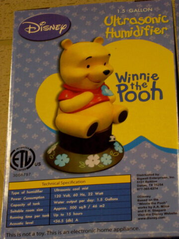Amputated Winnie the Pooh Humidifier
