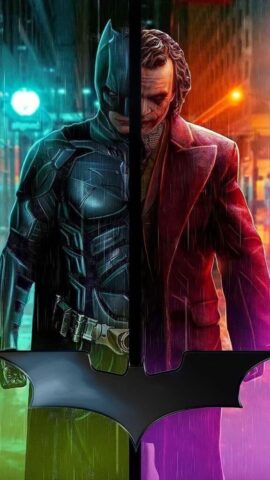 batman vs joker hd wallpaper