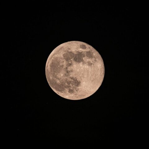 Photo by Cocodillaa.com full moon in dark night sky