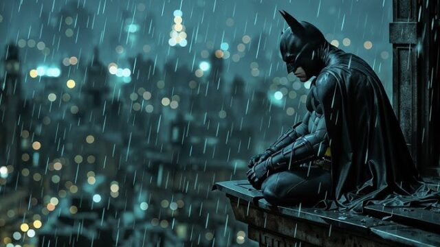Photo by Cocodillaa.com batman in rain hd 4k