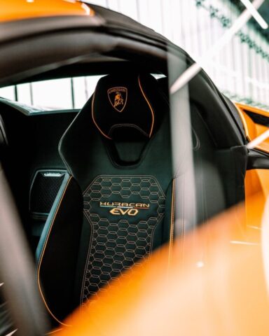a black steering wheel