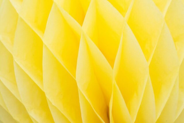 yellow paper artwork