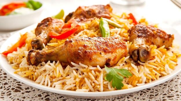 4K chicken biryani wallpapers