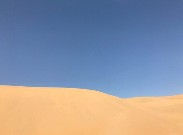landscape photography of desert