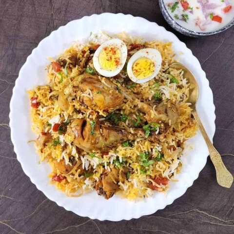 spicy indian chicken biryani recipe