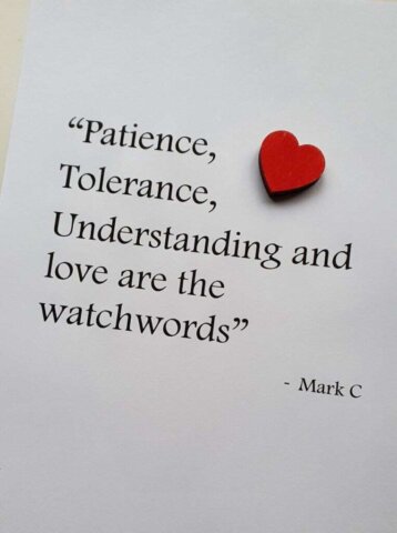 a piece of paper with a heart on it