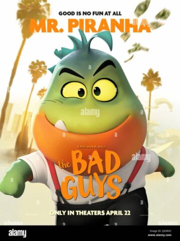 the bad guys character poster mr piranha