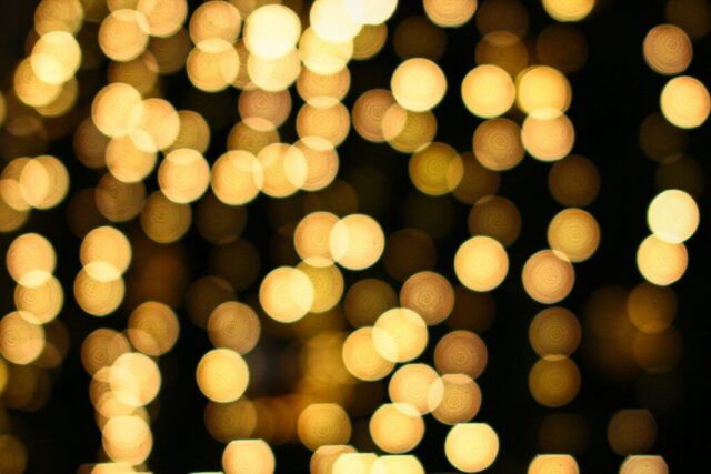 Photo by Cocodillaa.com bokeh photography of yellow lights