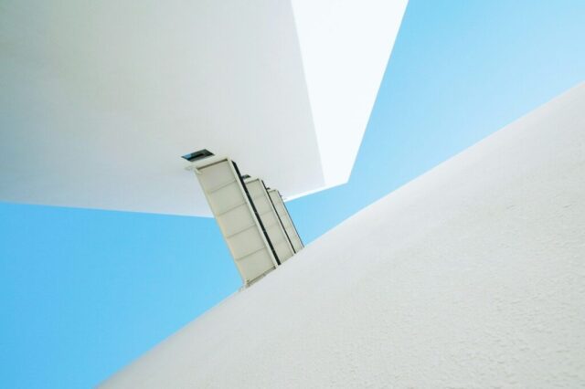 low angle photo of white high rise building
