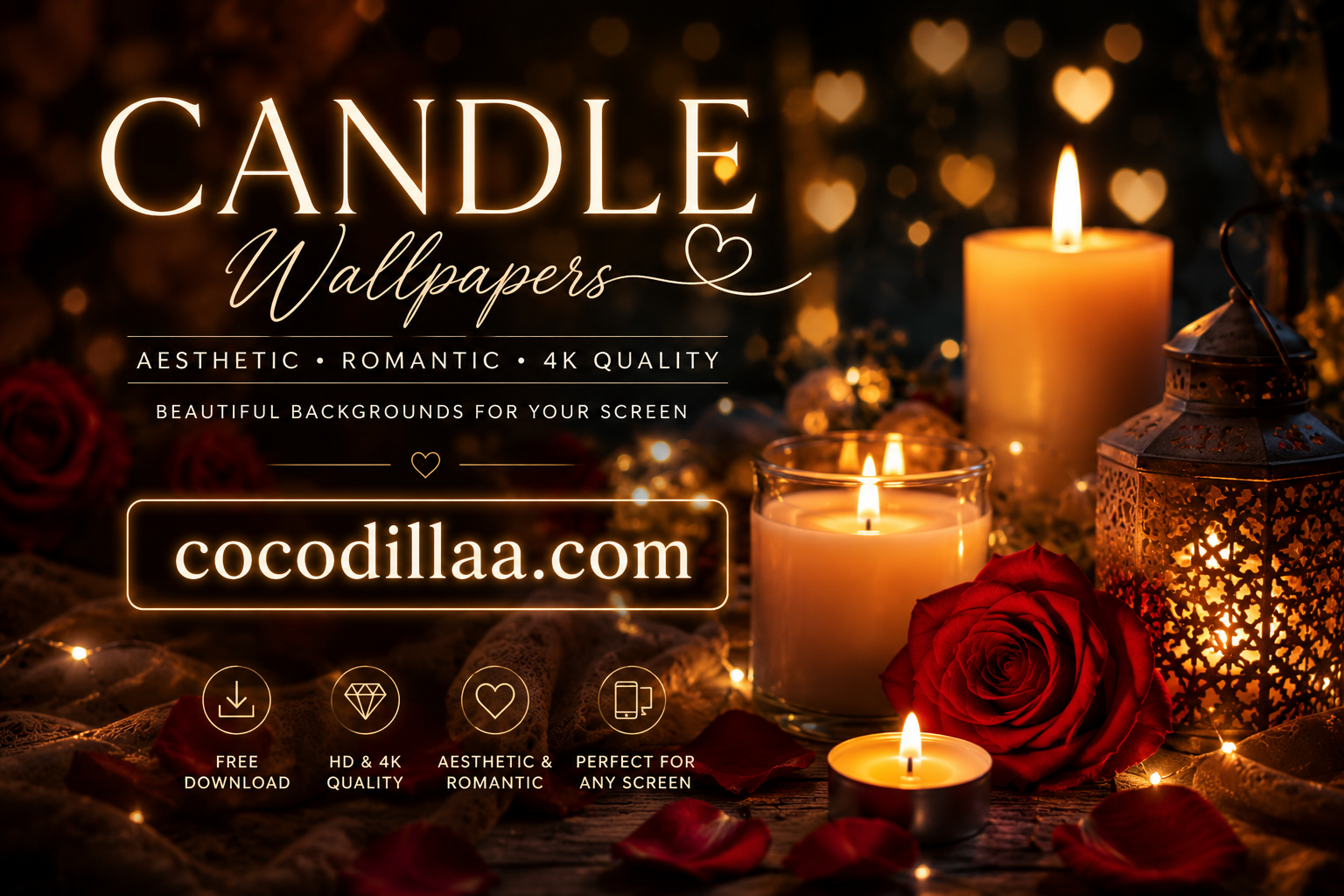 Candle Wallpapers HD & 4K – Aesthetic & Romantic Backgrounds Free Download
