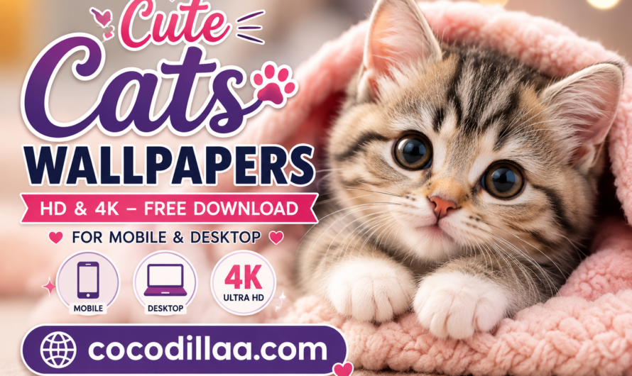 Cute Cats Wallpapers HD & 4K – Free Download for Mobile & Desktop 🐱📱💻