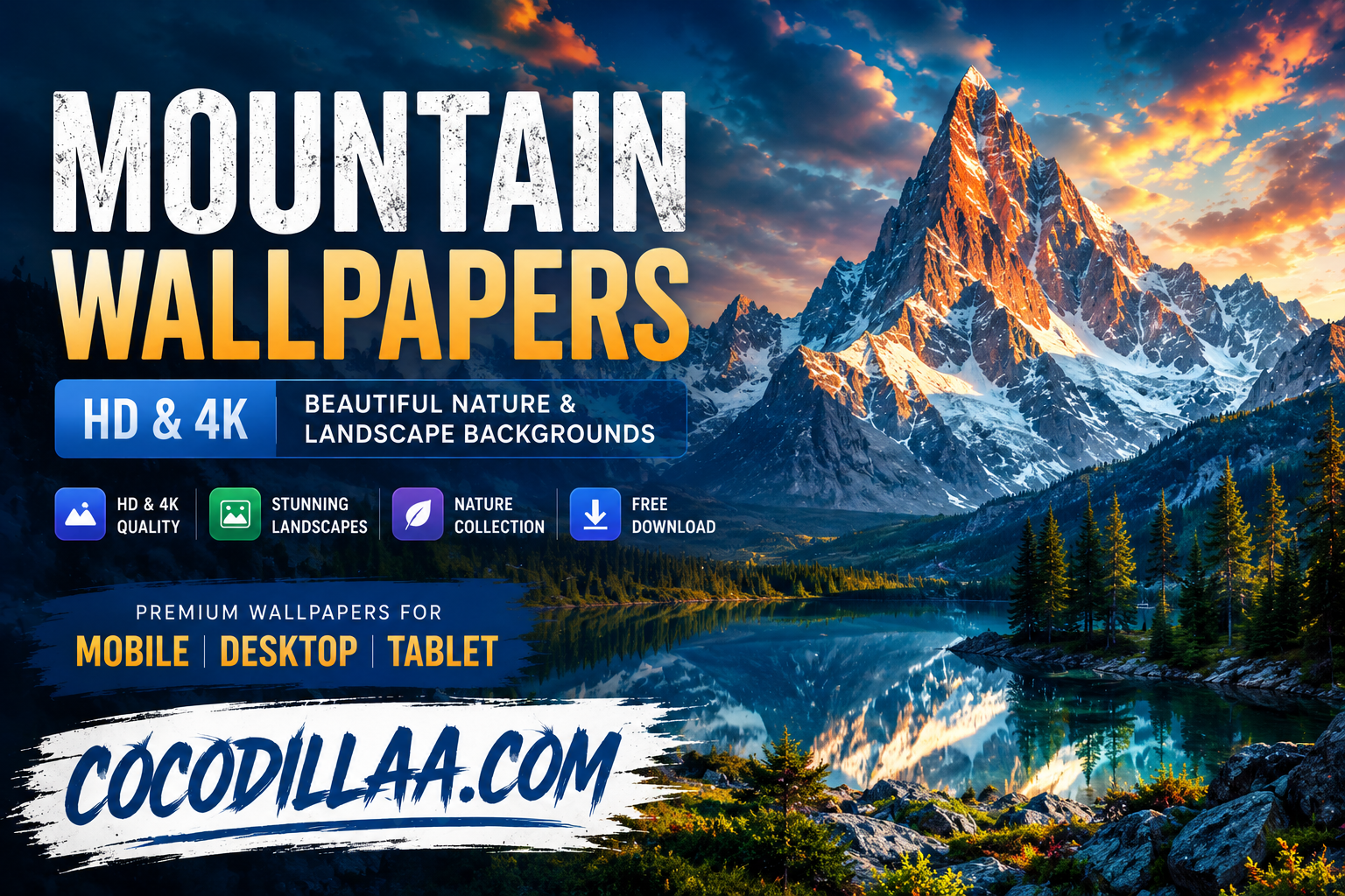 Mountain Wallpapers HD & 4K – Beautiful Nature & Landscape Backgrounds