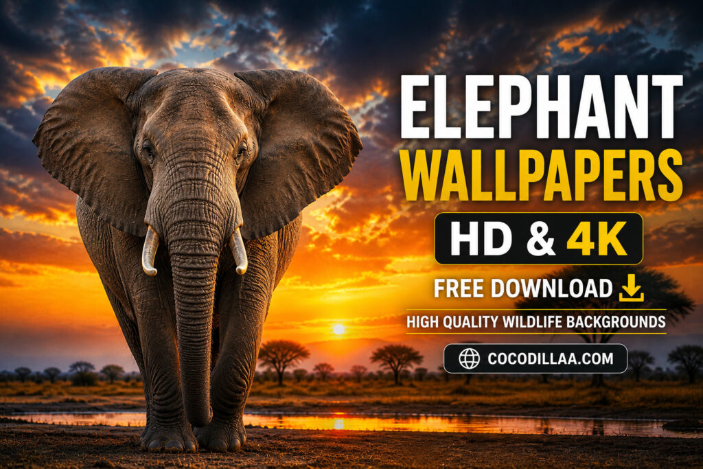 🐘 Elephant Wallpapers HD & 4K – Free Download High Quality Wildlife Backgrounds (2026)