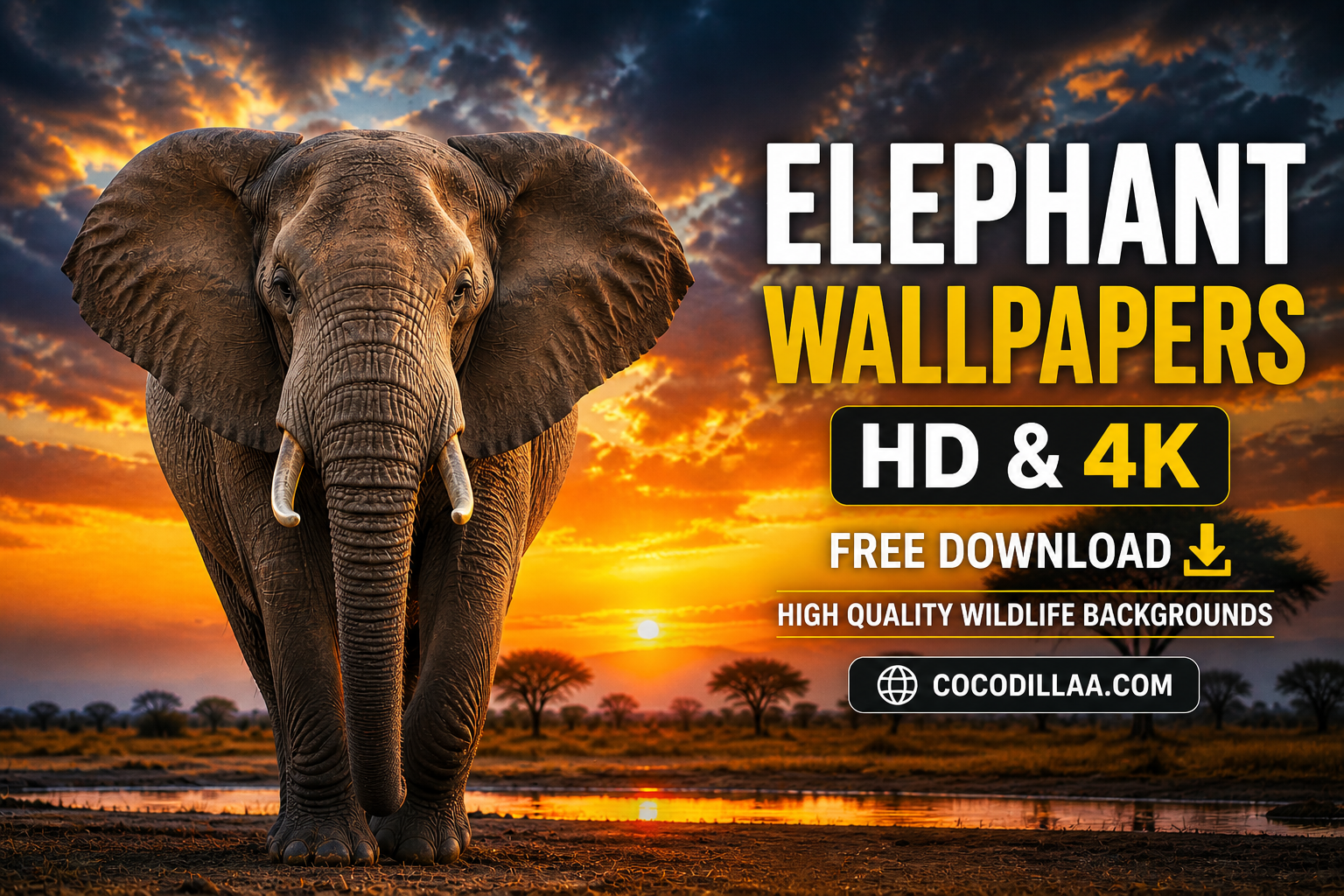 Elephant Wallpapers HD & 4K – Free Download High Quality Wildlife Backgrounds
