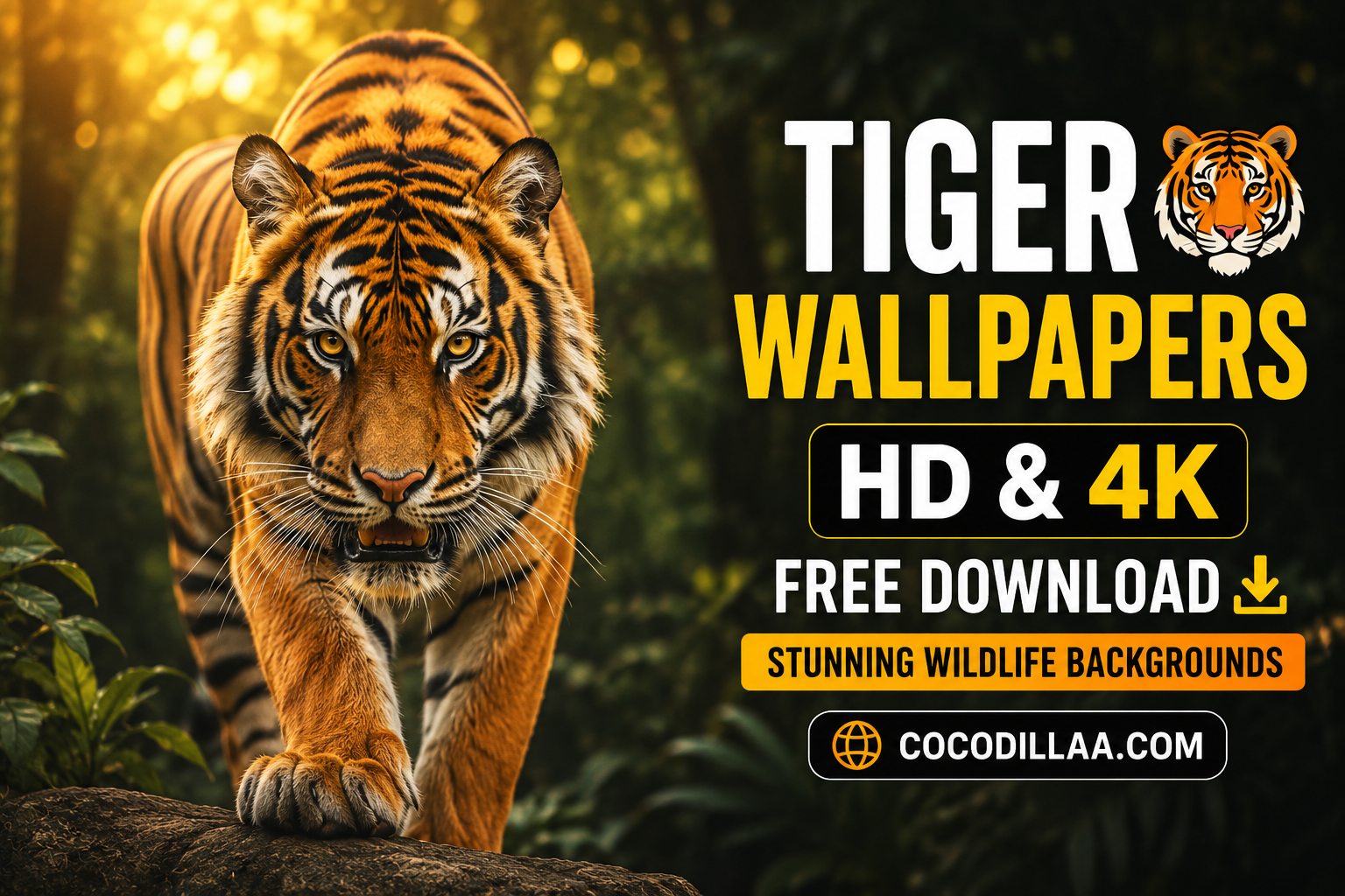 Tiger Wallpapers HD & 4K – Free Download Stunning Wildlife Backgrounds