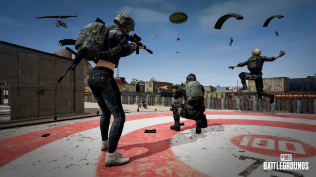 Battle royale gaming wallpaper