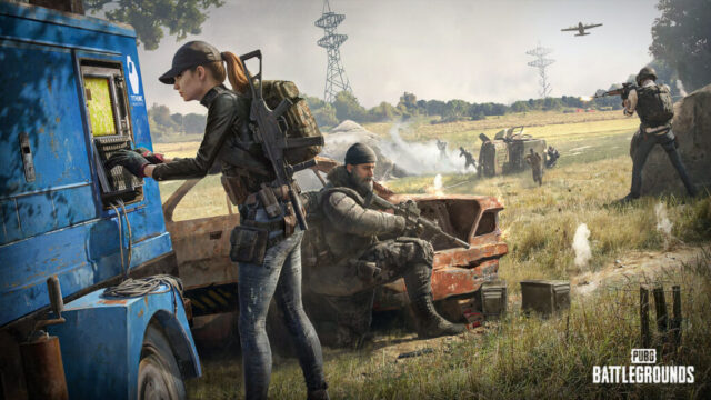 PUBG action scene wallpaper