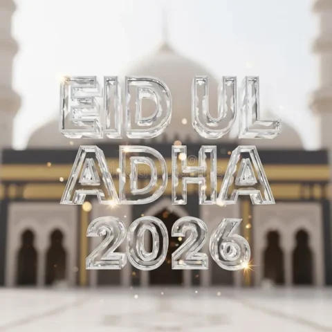 eid ul adha d text shiny diamond effect front mosque sparkling bokeh stunning d rendered text eid ul adha eid ul adha d text shiny diamond effect front mosque sparkling bokeh stunning d rendered text eid ul adha