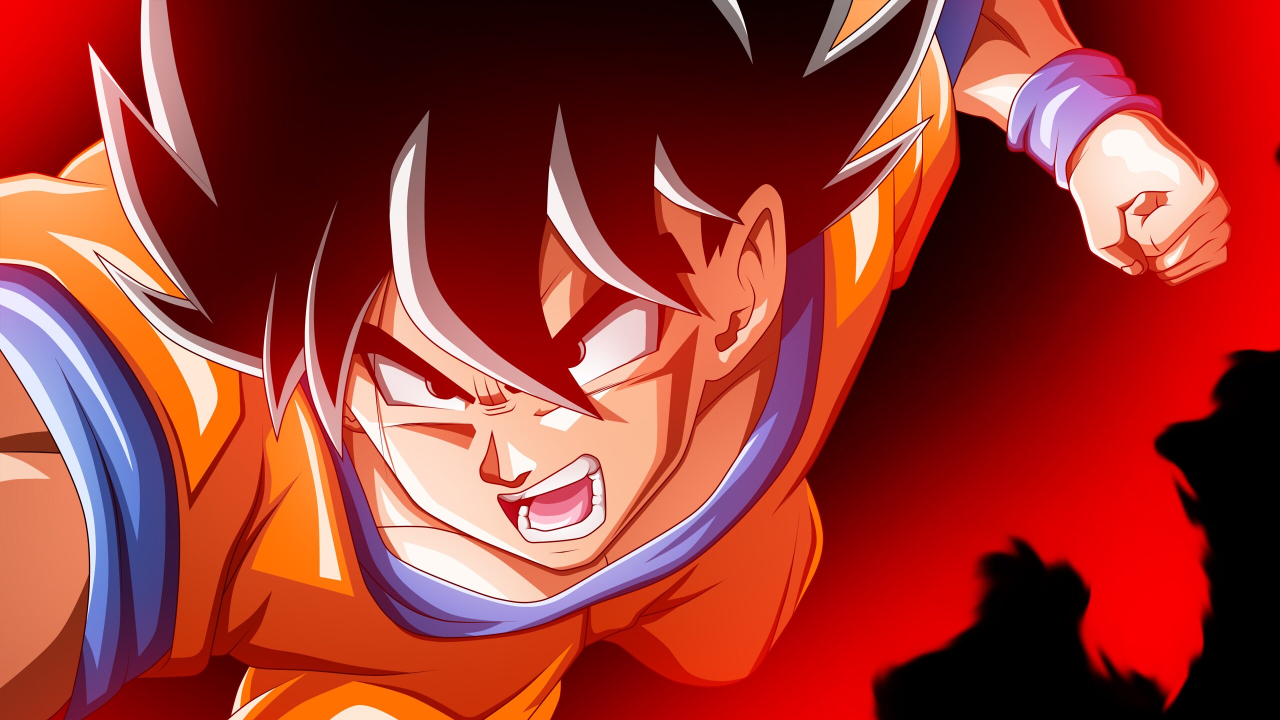 Kaio-ken Wallpaper 4K, Goku, Dragon Ball Z, 5K