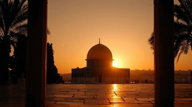 Al Aqsa Mosque 4K wallpaper for desktop