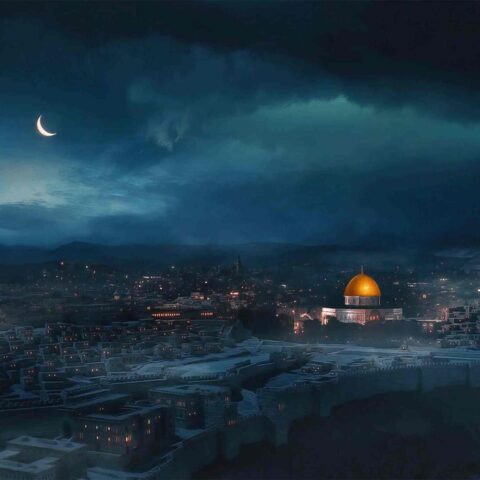 Stunning Al Aqsa Mosque 4K background
