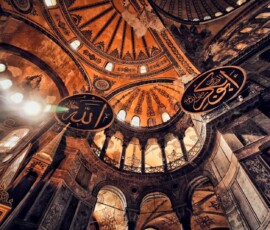 brown and black dome building