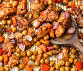 100+ Simple Dinner Images Free Download 22 Chicken Shawarma Sheet Pan Dinner