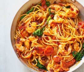 100+ Simple Dinner Images Free Download 56 Prawn and Harissa Spagetti
