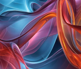 Abstract Wallpapers 4K HD for Mobile & Desktop (Free Download Aesthetic Backgrounds) 26 colorful series lines with blue background