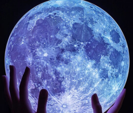 purple moon wallpaper 4k iphone