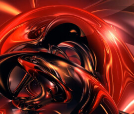 wonderful red pc computer desktop